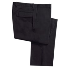 Riviera Cotton Twill Pants - Flat Front, Flap Pockets (For Men) in Navy - Closeouts