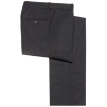 Riviera Harper Fancy Solid Dress Pants - Wool (For Men) in Black - Closeouts