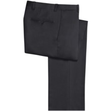 Riviera Harvey Dress Pants - Wool Gabardine, Flat Front (For Men) in Navy - Closeouts