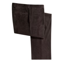 Riviera Micro-Cord Pants - Flat Front (For Men) in Brown - Closeouts