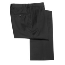 Riviera Nano Performance Dress Pants - Wool, Flat Front (For Men) in Black - Closeouts