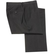 Riviera Nano Performance Dress Pants - Wool, Flat Front (For Men) in Charcoal - Closeouts