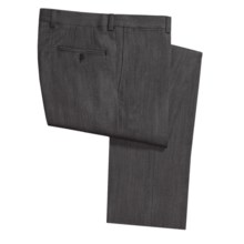 Riviera Sting Twill Dress Pants - Flat Front (For Men) in Charcoal - Closeouts