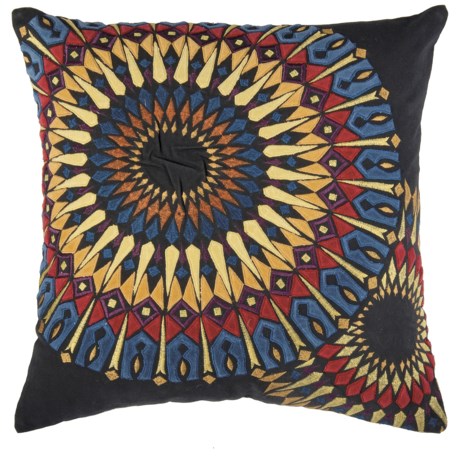 Rizzy Home Embroidered Sunburst Decor Pillow 20x20
