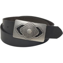 Robert Graham Awondo Belt - Leather (For Men) in Black - Closeouts