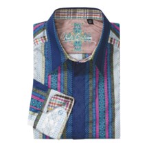 Robert Graham Blumond Sport Shirt - Long Sleeve (For Men) in Blue/White/Pink - Closeouts