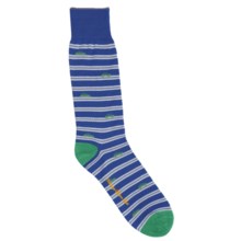 Robert Graham Cotton Socks - Car Pattern (For Men) in Light Blue W/ Car Pattern - Closeouts