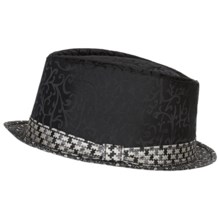 Robert Graham Dandelion Fedora Hat - Silk (For Men) in Black - Closeouts