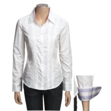 Robert Graham Destiny Shirt - Cotton Jacquard, Long Sleeve (For Women) in White - Closeouts
