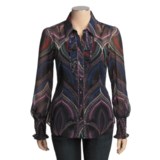 Robert Graham Juniper Georgette Shirt - Long Sleeve (For Women)