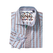 Robert Graham Justo Sport Shirt - Long Sleeve (For Men) in Blue - Closeouts