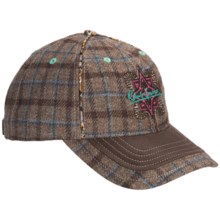 Robert Graham Loos Plaid Baseball Cap - Wool-Silk (For Men) in Khaki - Closeouts
