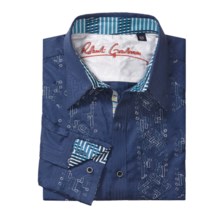 Robert Graham Mabo Sport Shirt - Long Sleeve (For Men) in Blue - Closeouts