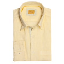 Robert Talbott Linen Sport Shirt - Long Sleeve (For Men) in Yellow - Closeouts
