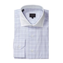 Robert Talbott Micro Windowpane Dress Shirt - Long Sleeve (For Men) in Blue/White - Closeouts