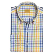 Robert Talbott Multi-Check Sport Shirt - Long Sleeve (For Men) in White/Blue/Red - Closeouts