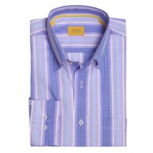 Robert Talbott Multi-Stripe Sport Shirt - Long Sleeve (For Men) in Blue/Lilac - Closeouts