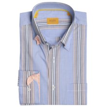 Robert Talbott Multi-Stripe Sport Shirt - Long Sleeve (For Men) in Blue/Orange - Closeouts