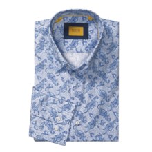 Robert Talbott Paisley Sport Shirt - Long Sleeve (For Men) in Blue Paisley - Closeouts