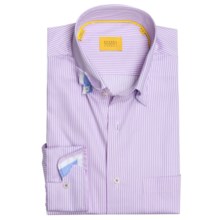 Robert Talbott Pencil Stripe Sport Shirt - Long Sleeve (For Men) in Lilac - Closeouts