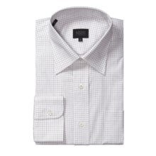 Robert Talbott Satin Micro Check Dress Shirt - Long Sleeve (For Men) in Purple Brick - Closeouts