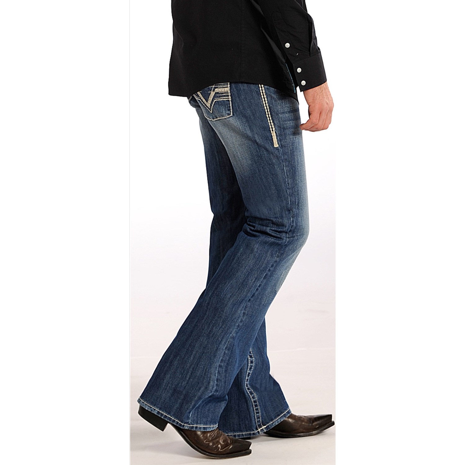 cowboy bootcut jeans mens