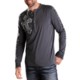 Rock & Roll Cowboy Screenprint Henley Shirt - Long Sleeve (For Men)