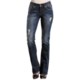 Rock & Roll Cowgirl Contrast Bean Stitch Jeans - Mid Rise, Bootcut (For Women)