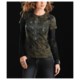 Rock & Roll Cowgirl Cross-with-Wings Shirt - Long Burnout Sleeve (For Women)