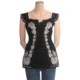 Rock & Roll Cowgirl Embroidered Babydoll Shirt - Sleeveless (For Women)
