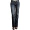 Rock & Roll Cowgirl Embroidered Tribal Cross Jeans - Mid Rise, Bootcut (For Women) in Med Wash