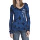 Rock & Roll Cowgirl Tribal Cross Tie-Dye Tunic Shirt - Hooded, Long Sleeve (For Women)