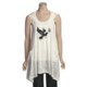 Rock Candy Peace Bird Burnout Tank Top (For Women)