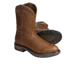 Rocky 1102 Roper Boots - 10”, Pull-Ons (For Men) in Tan Velva Barracuda - Closeouts