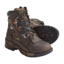 Rocky Aztec Boots - Lace-Ups (For Kids) in Brown/Camo - Closeouts