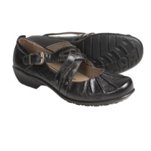 Romika Citylight 17 Mary Jane Shoes - Crinkle Leather (For Women) in Black Tropic - Closeouts