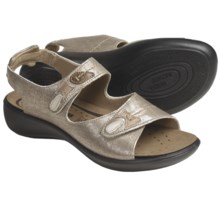 Romika Ibiza 03 Sandals - Leather (For Women) in Antique Platinum Metallic - Closeouts