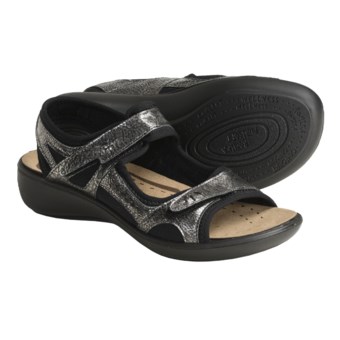 Romika Ibiza 19 Sandals - Leather (For Women) in Graphite