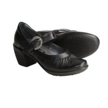Romika Luna 05 Mary Jane Shoes - Leather, Buckle Strap (For Women) in 07100 Black - Closeouts