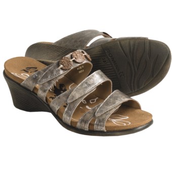 Romika Maui 01 Sandals - Leather (For Women) in Platinum