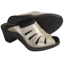 Romika Mokassetta 203 Clogs - Open Back (For Women) in Silver Metallic - Closeouts