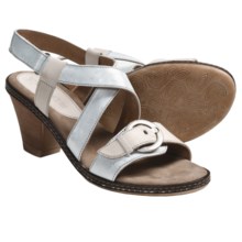 Romika Nizza 03 Sandals - Leather (For Women) in Argento - Closeouts