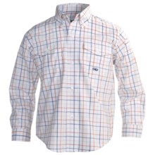 Roper Amarillo Cotton Shirt - Long Sleeve (For Boys) in Orange - Closeouts