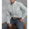 Roper Amarillo Ombre Plaid Shirt - Button Front, Long Sleeve (For Men) in Green