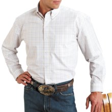 Roper Amarillo Plaid Shirt - Long Sleeve (For Men) in White - Closeouts