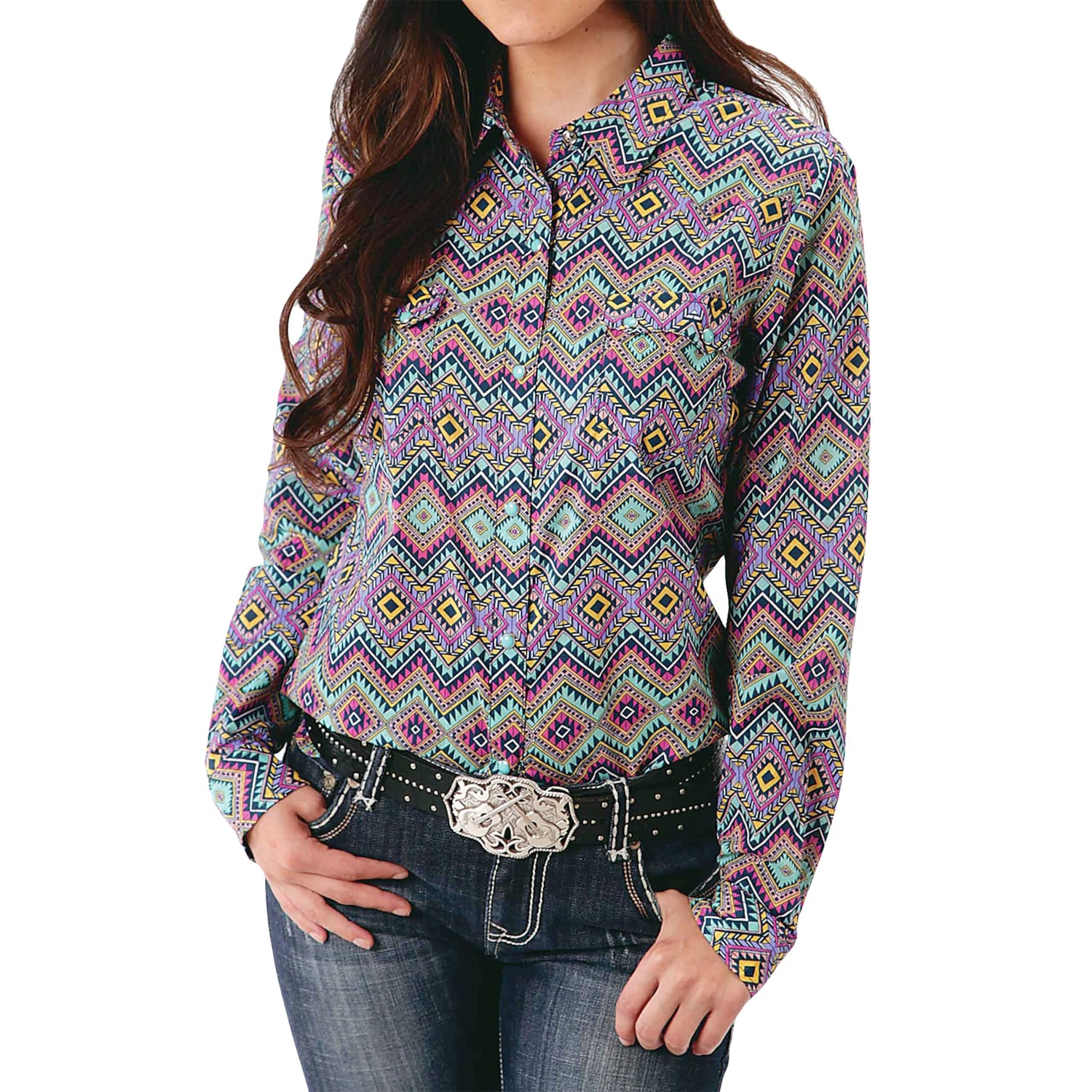 vintage aztec western shirts