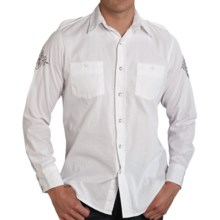 Roper Bedford Shirt - Cotton, Long Sleeve (For Men) in White - Closeouts