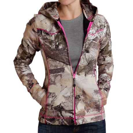 Roper Bonded Fleece Jacket Hooded (For Women)