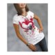 Roper Country Chic Horse Burnout Print Shirt - Short Sleeve (For Women)