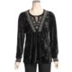 Roper Crushed Velvet Shirt - Long Sleeve (For Women)